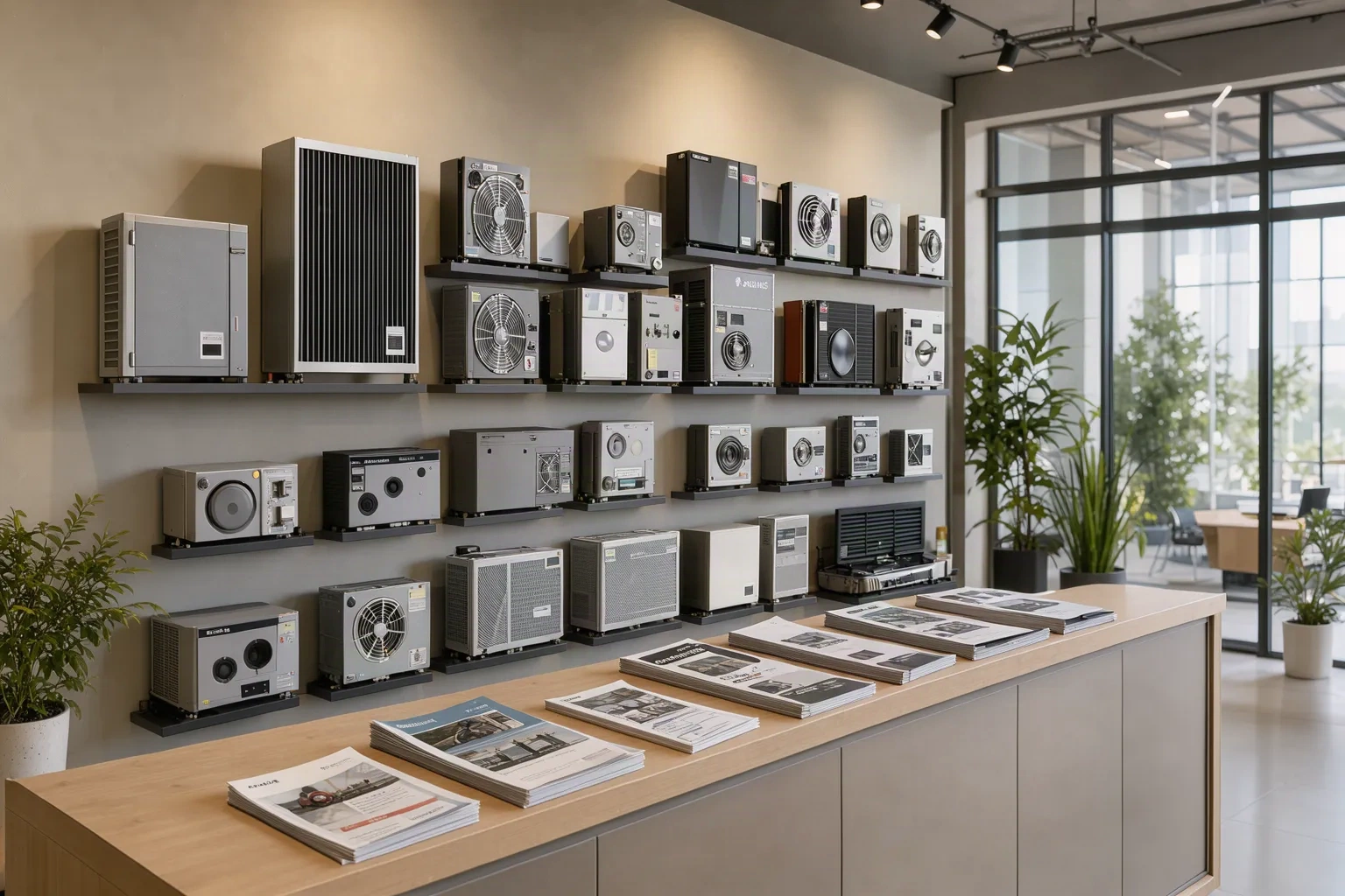 Accueil du showroom INTEC