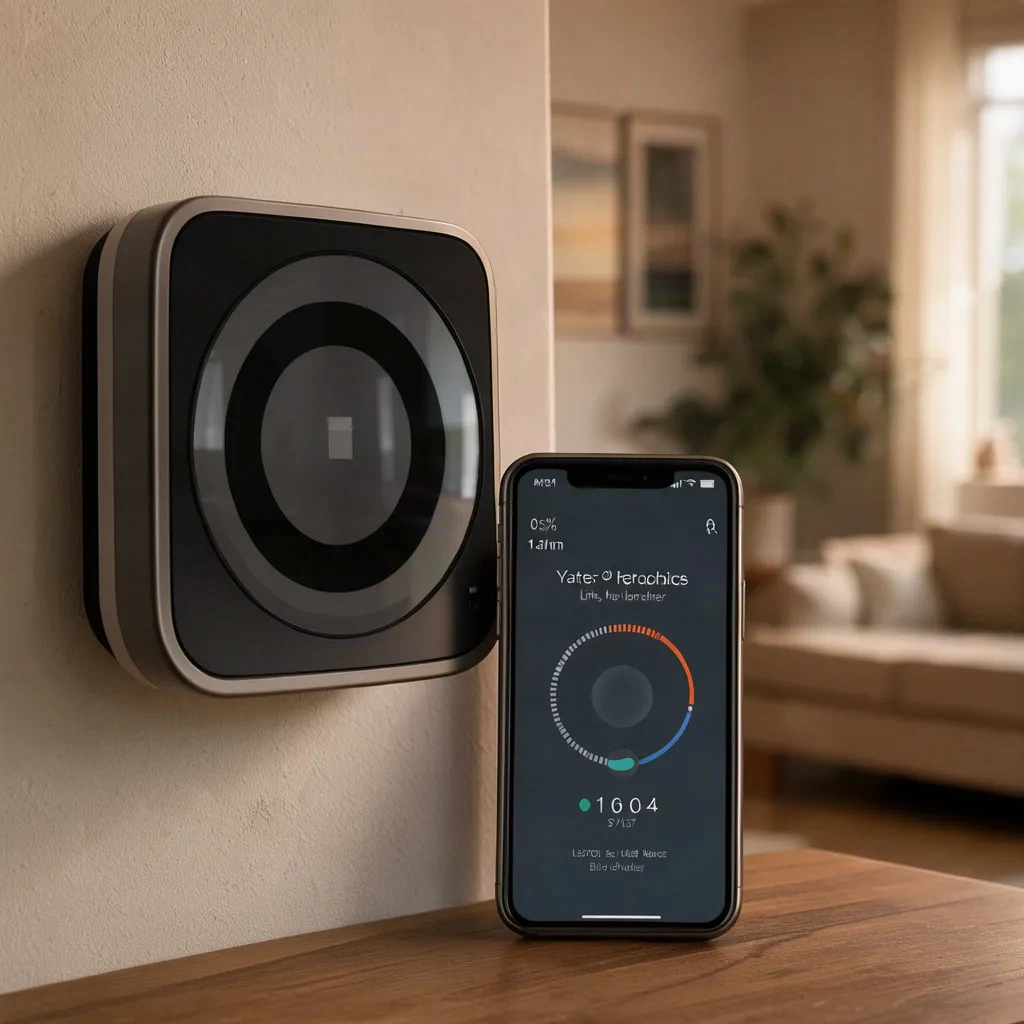 Thermostat connecté et application mobile de pilotage